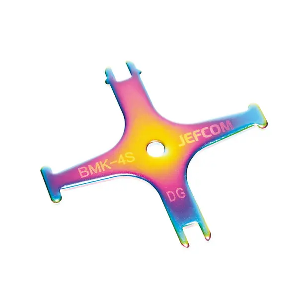 限定カラー ジェフコム 盤用マルチキー(ステンレスタイプ) BMK-4S-RB