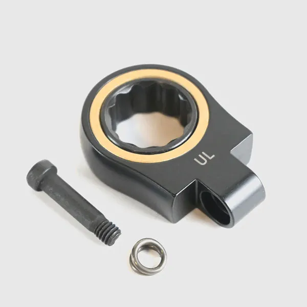 フジ矢 交換用首振りラチェットヘッド（黒金）12mm