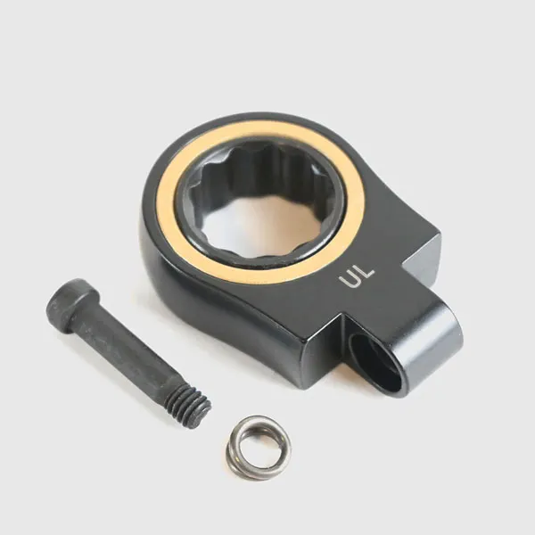 フジ矢 交換用首振りラチェットヘッド（黒金）13mm