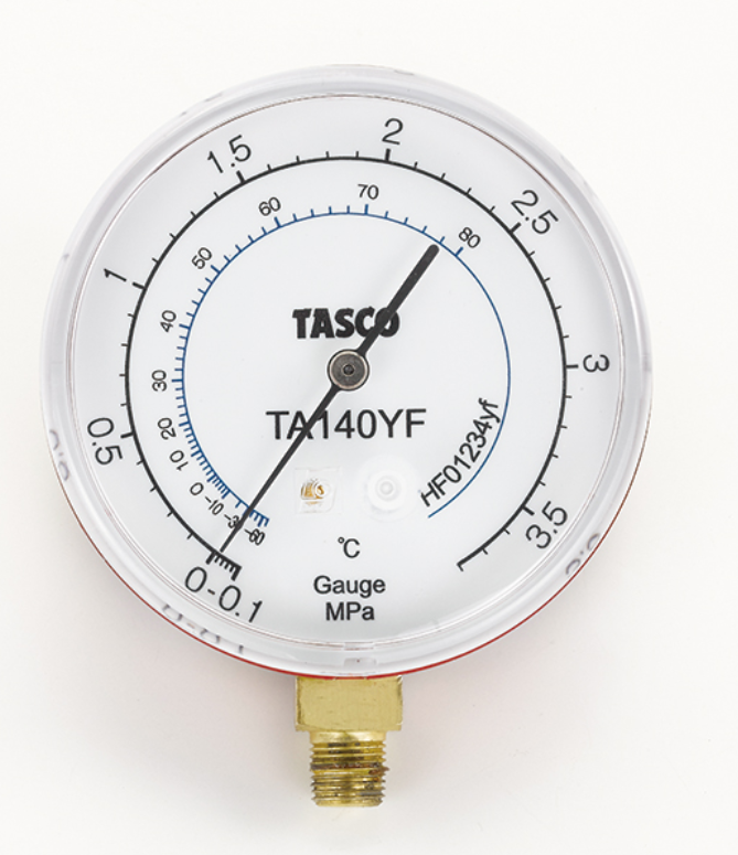 タスコ　R1234yf圧力計・連成計　TA140YF