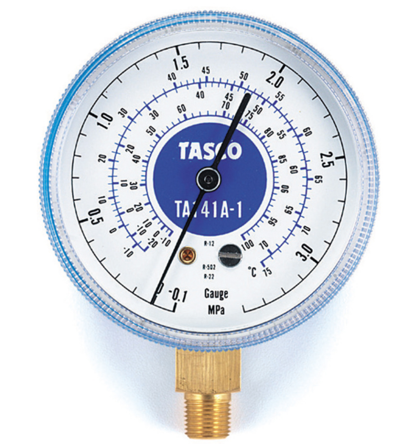 タスコ　R22、R12、R502用高精度圧力計/連成計　TA141A-1