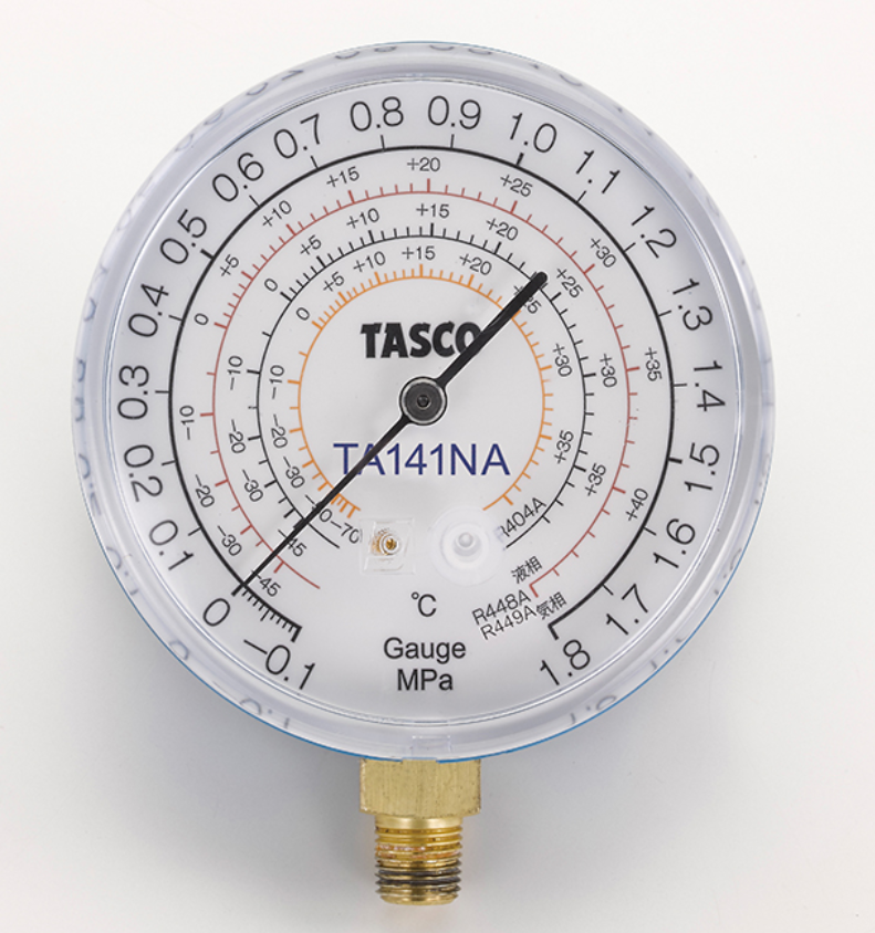 タスコ　ハイブリッド型圧力計/連成計　TA141NA